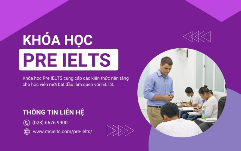 Khóa học Pre IELTS 4.0+