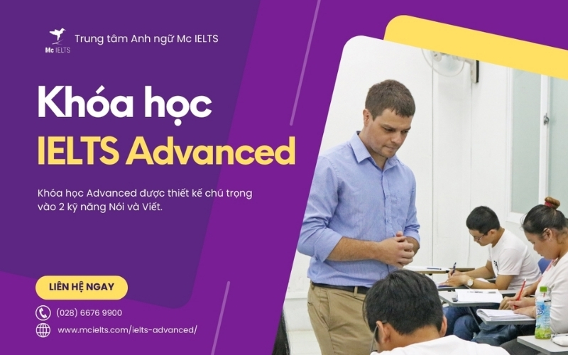 Khóa học IELTS Advanced 6.5+